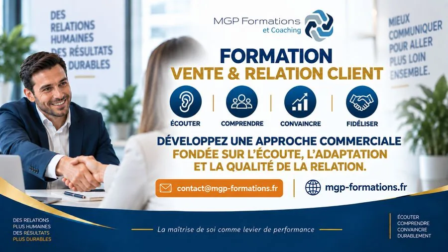 Formation Vente et Relation Client — MGP Formations et Coaching